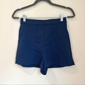 Aritzia Wilfred Welles Blue Shorts S